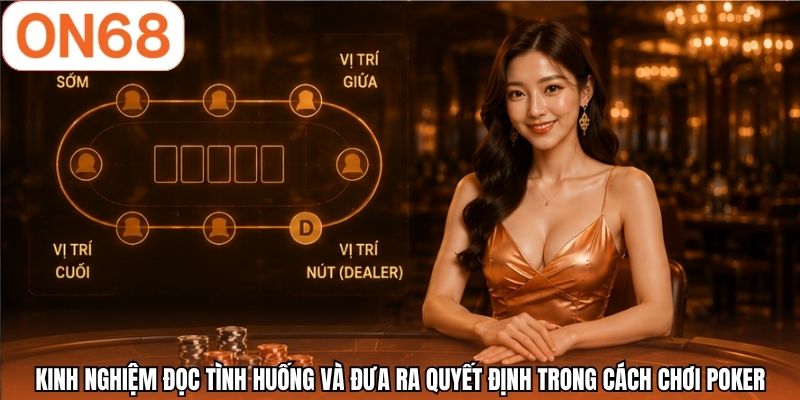 Kinh nghiệm đọc tình huống và đưa ra quyết định trong cách chơi poker